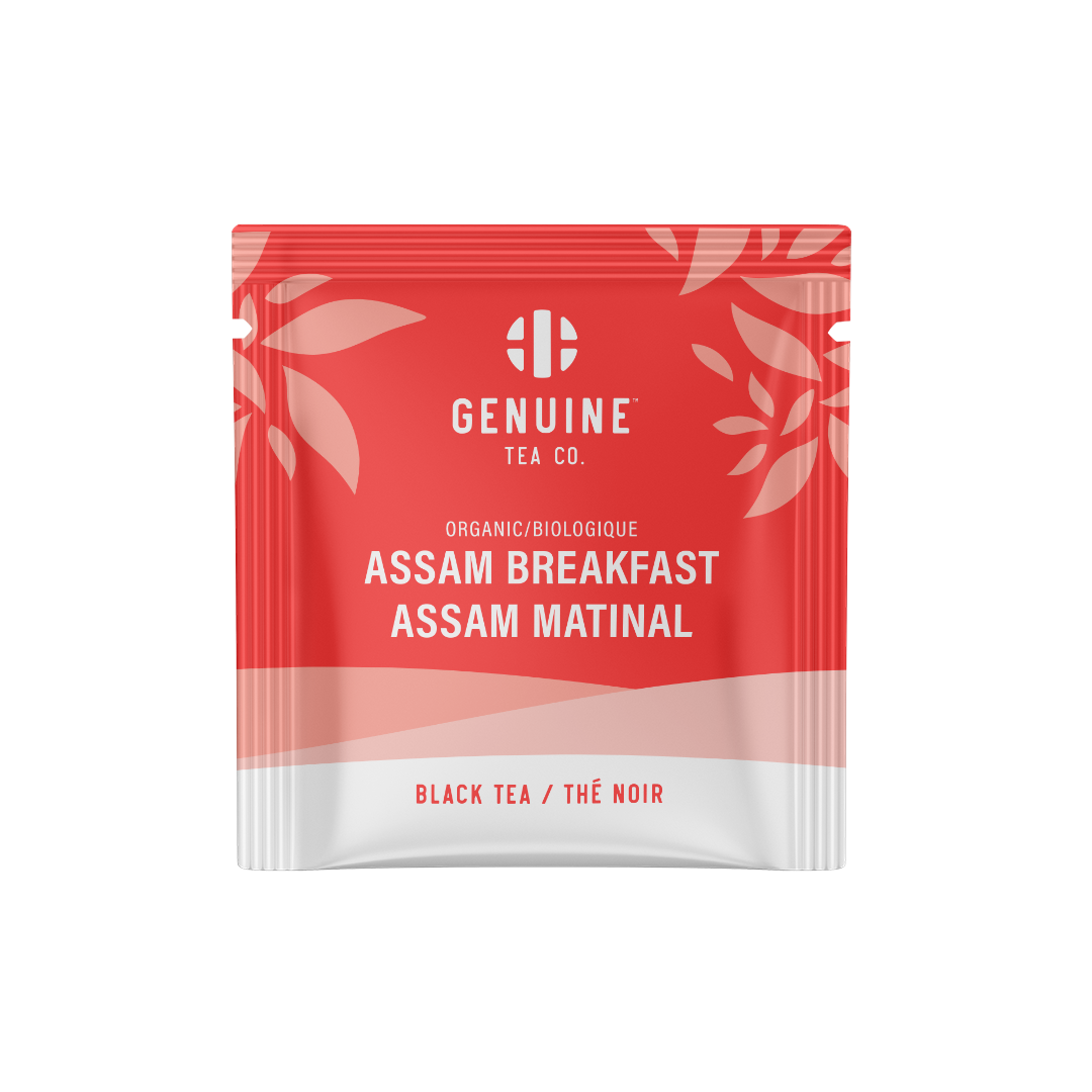 Emballés individuellement - Thé noir Assam biologique - 100 sachets de thé