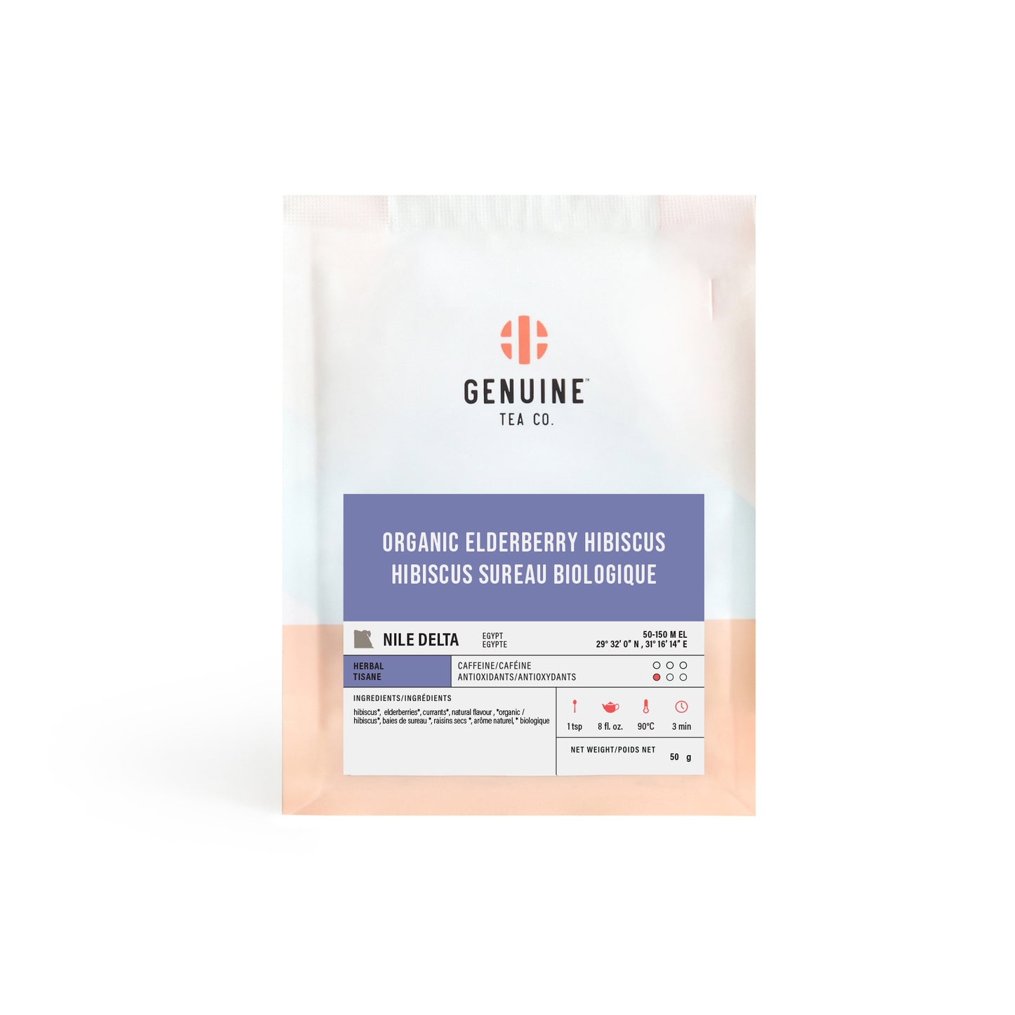 Organic Elderberry Hibiscus Loose leaf Tea Toronto Canada