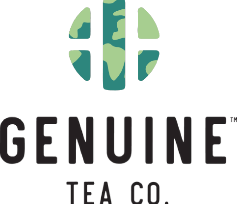Genuine Tea Earth Month Logo