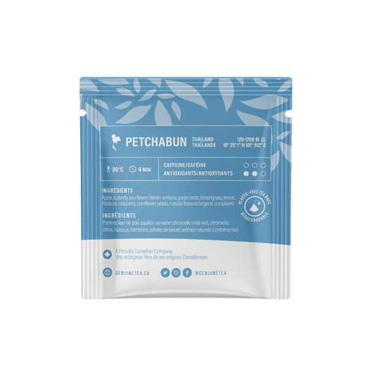 Individually Wrapped - Blue Delta - 100 Teabags - Genuine Tea