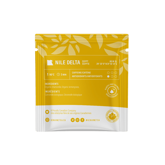 Individually Wrapped - Organic Chamomile Lemongrass - 100 Teabags - Genuine Tea