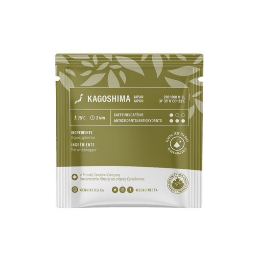 Individually Wrapped - Organic Sencha - 100 Teabags - Genuine Tea