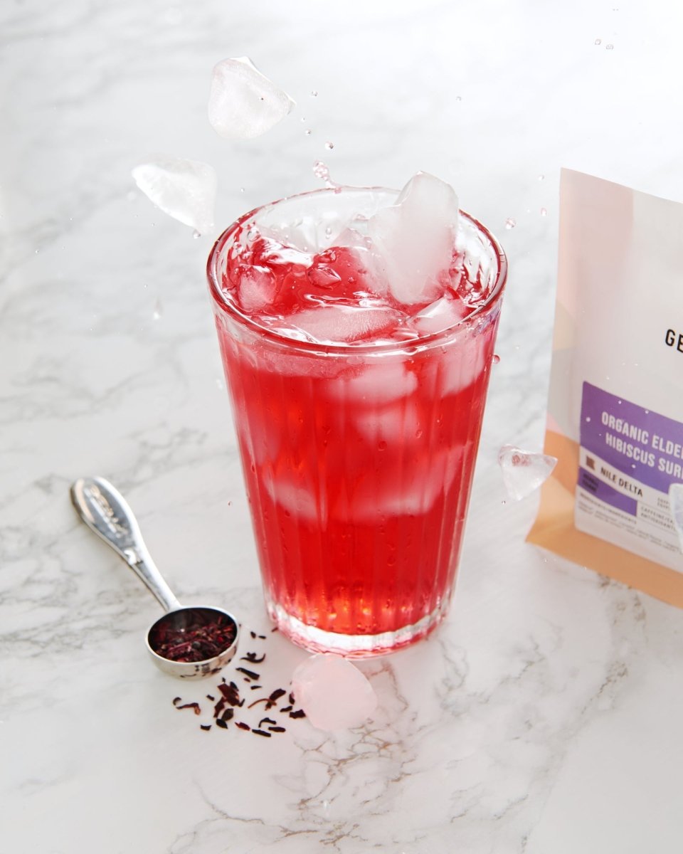 Organic Elderberry Hibiscus - Herbal Tea - Genuine Tea