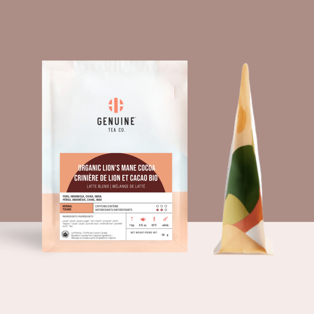 Genuine Tea Co.
Lion's mane cocoa microground latte