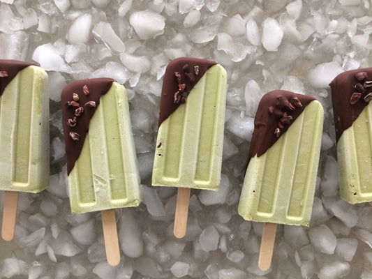 Matcha Mint Chip Creamsicles - Genuine Tea