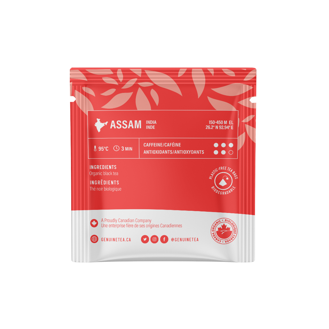 Individually Wrapped - Organic Assam Breakfast - 100 Teabags