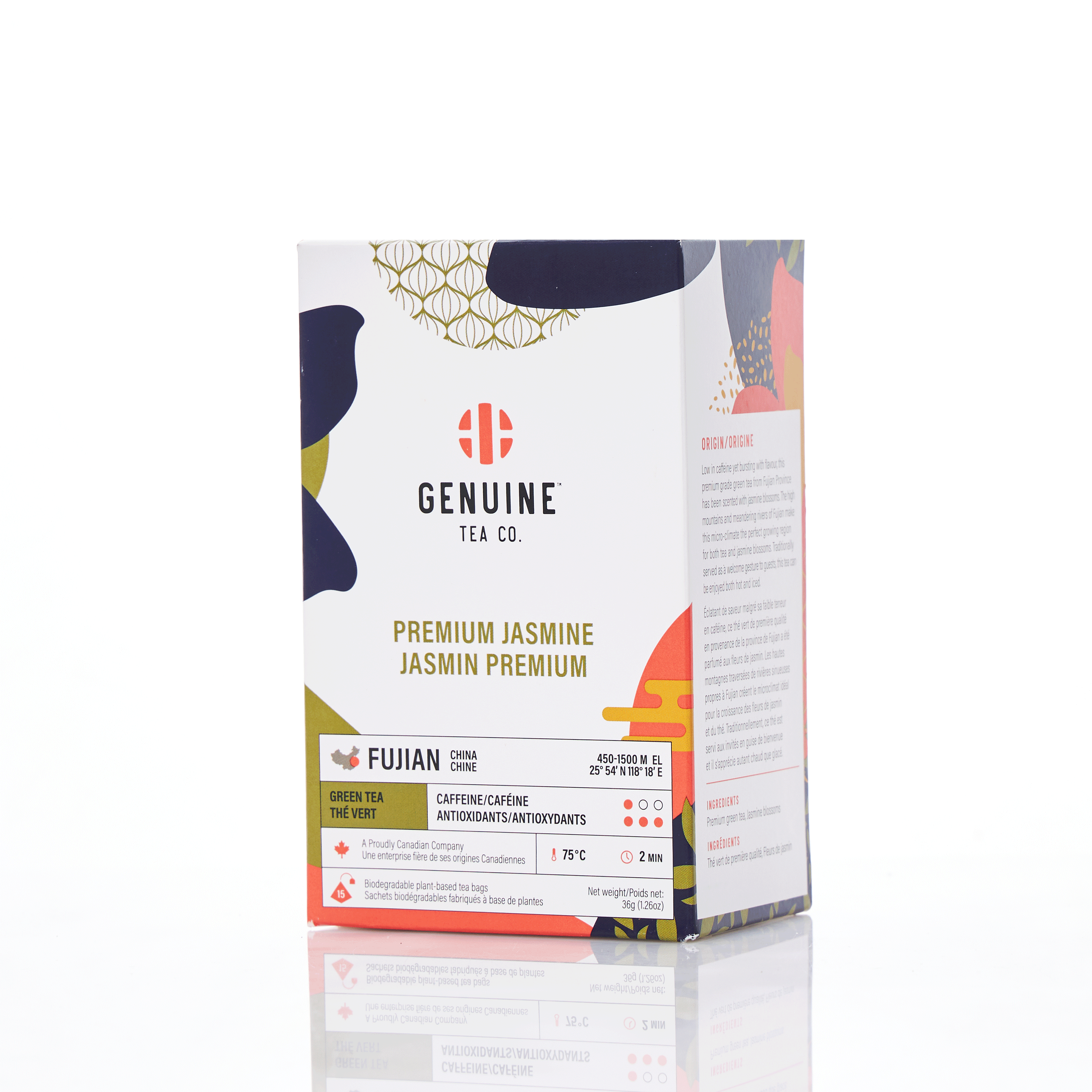 Pyramid Tea Bags - Premium Jasmine Green Tea – Genuine Tea
