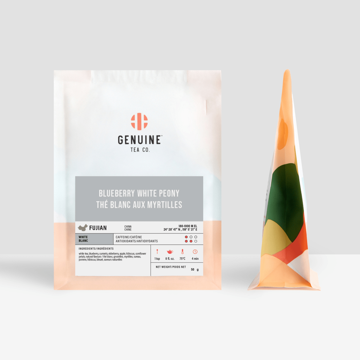 Blueberry White Peony - White Tea - Genuine Tea