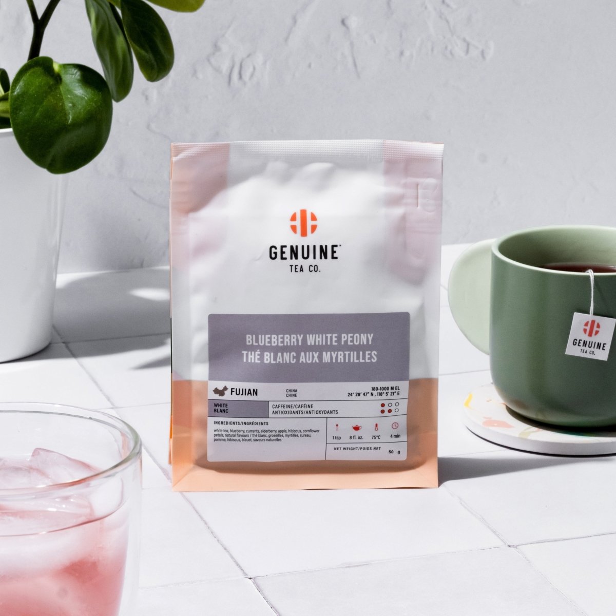 Blueberry White Peony - White Tea - Genuine Tea