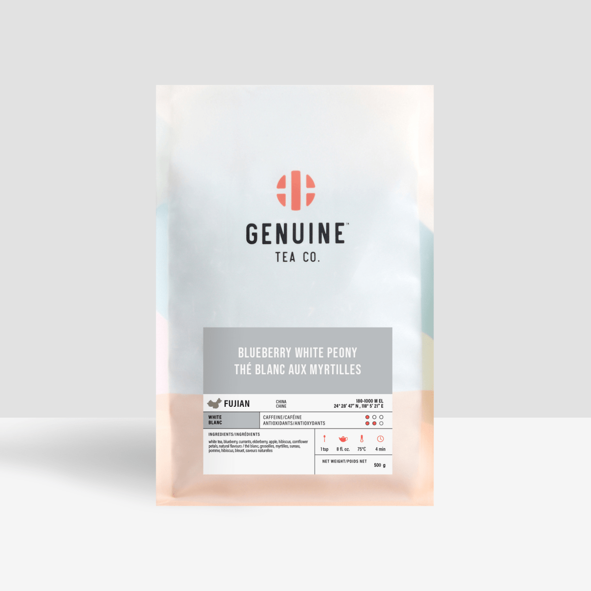 Blueberry White Peony - White Tea - Genuine Tea