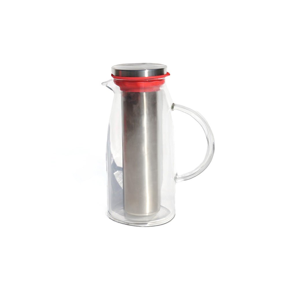 Glass Iced Tea Pitcher w/Filter - Genuine Tea