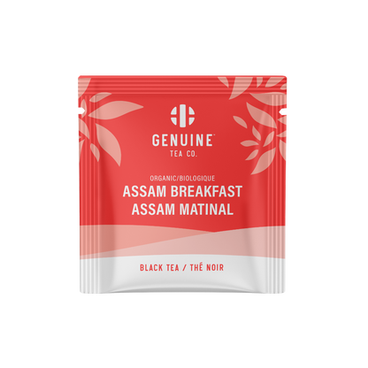 Individually Wrapped - Organic Assam Breakfast - 100 Teabags