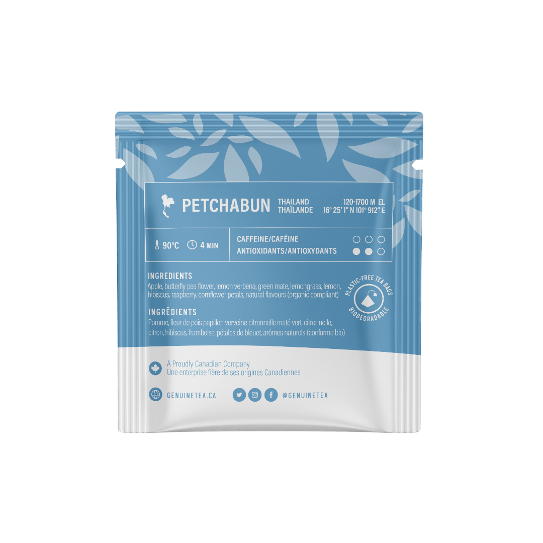 Individually Wrapped - Blue Delta - 100 Teabags - Genuine Tea