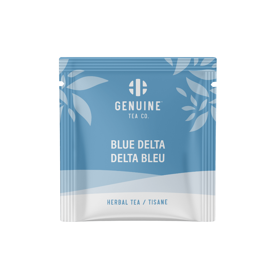 Individually Wrapped - Blue Delta - 100 Teabags - Genuine Tea
