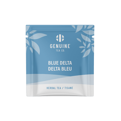 Individually Wrapped - Blue Delta - 100 Teabags - Genuine Tea