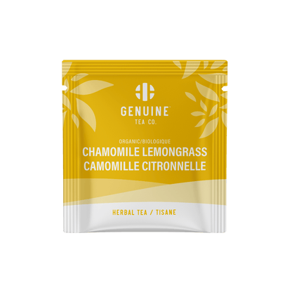Individually Wrapped - Organic Chamomile Lemongrass - 100 Teabags - Genuine Tea