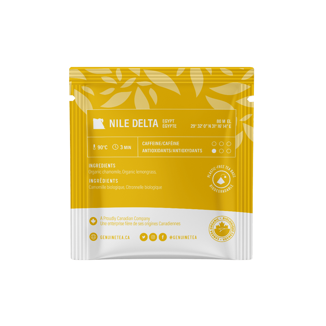 Individually Wrapped - Organic Chamomile Lemongrass - 100 Teabags - Genuine Tea