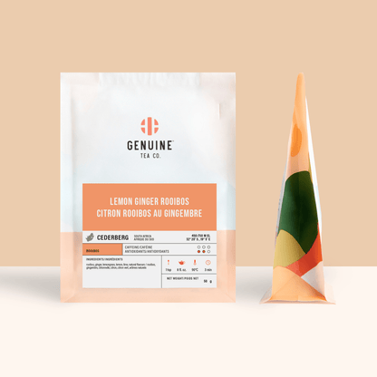 Lemon Ginger Rooibos - Herbal Tea - Genuine Tea