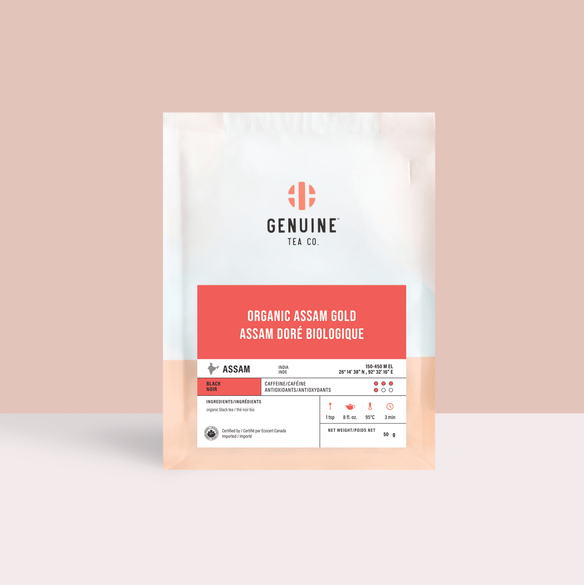 Organic Assam Gold - Black Tea 50g - Genuine Tea