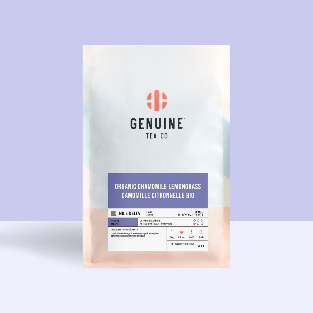 Organic Chamomile Lemongrass - Herbal Tea - Genuine Tea