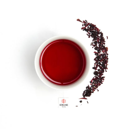 Organic Elderberry Hibiscus - Herbal Tea - Genuine Tea