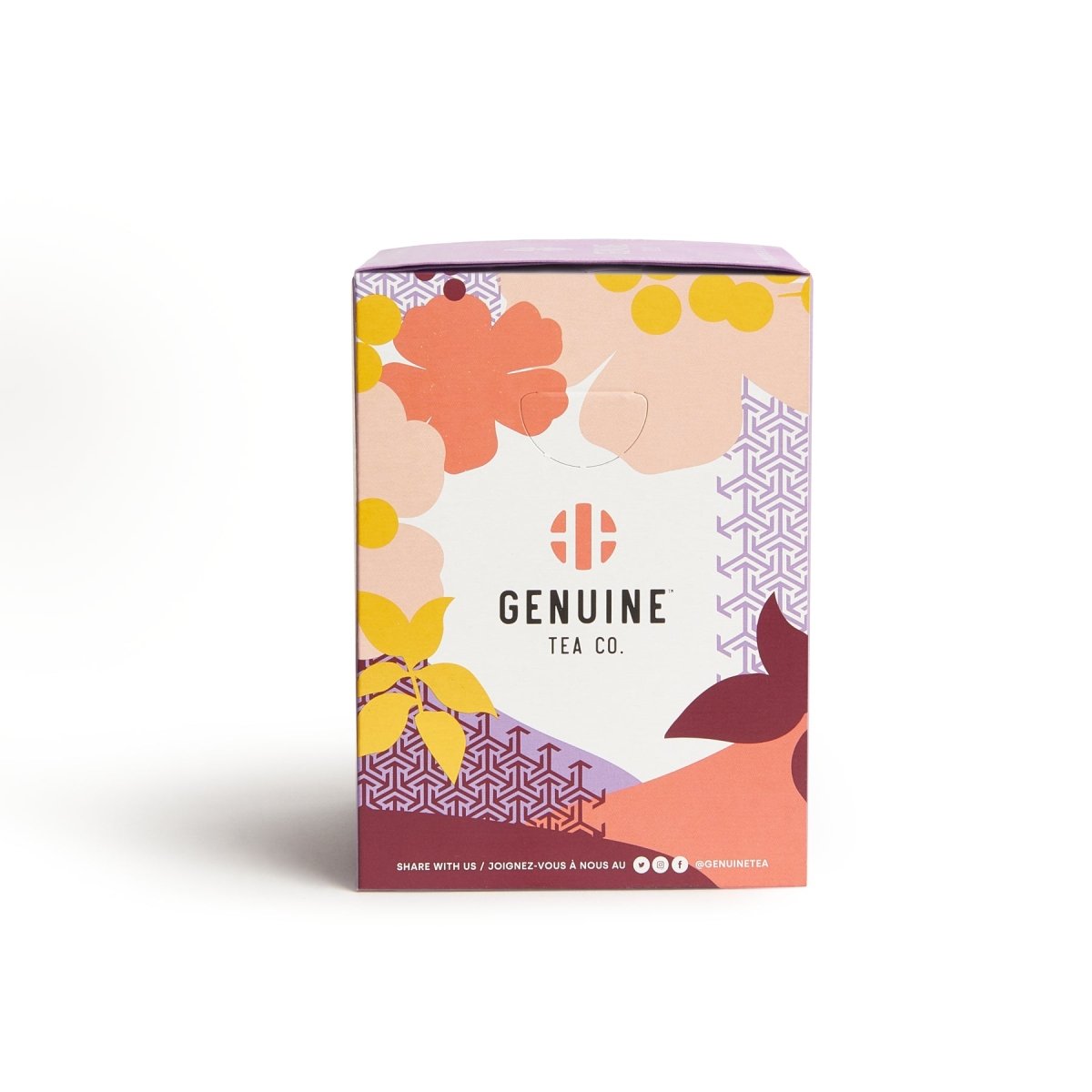 Organic Elderberry Hibiscus - Sparkling Iced Tea - Genuine Tea