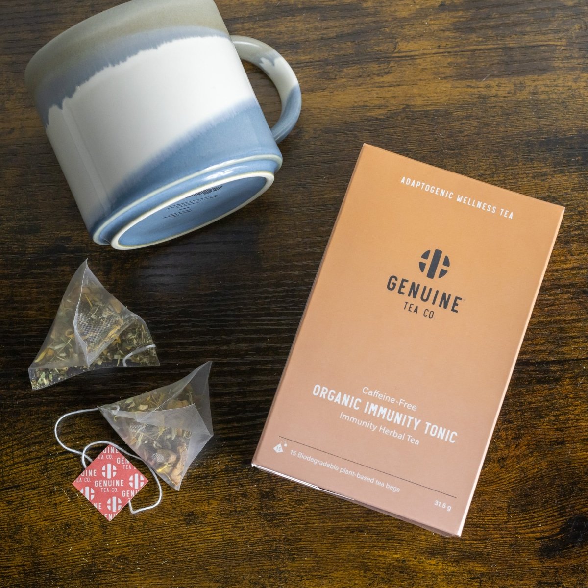 Organic Immunity Tonic Pyramid Tea Bags - Genuine Tea