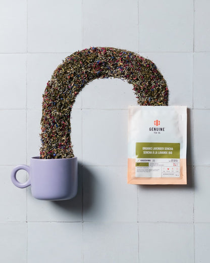 Organic Lavender Sencha - Green Tea - Genuine Tea