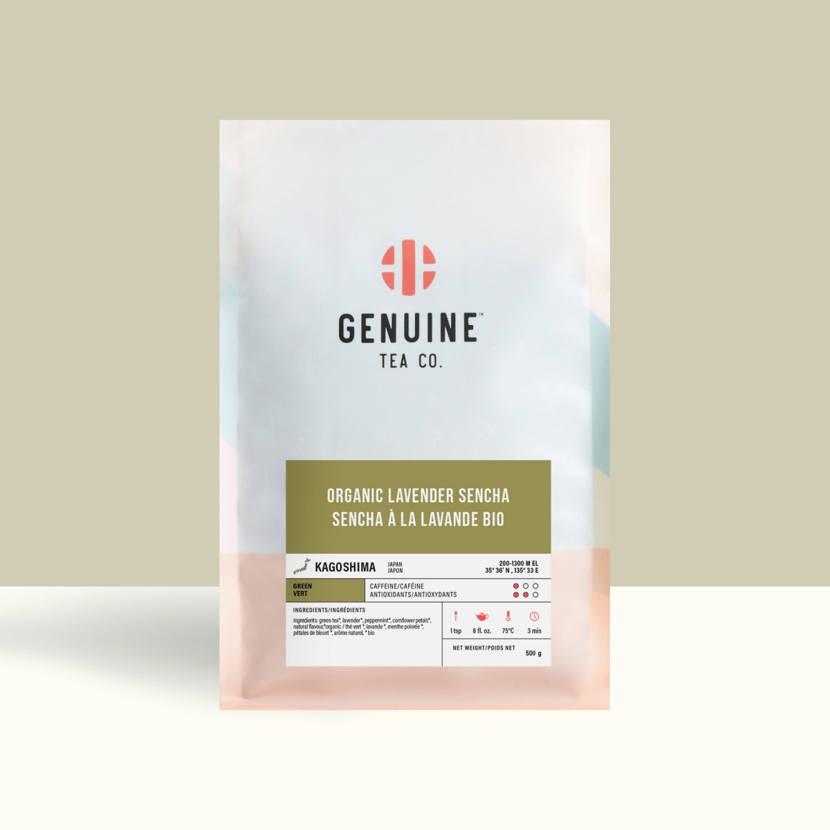 Organic Lavender Sencha - Green Tea - Genuine Tea