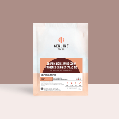 Organic Lion's Mane Cocoa Microground - Latte Blend - Genuine Tea