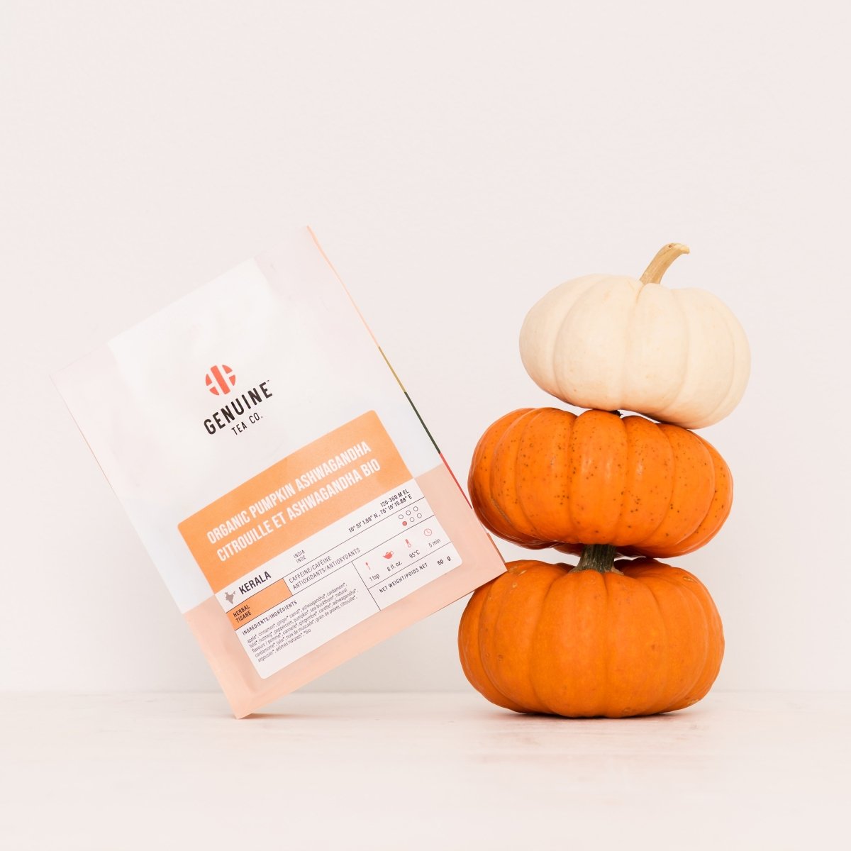 Organic Pumpkin Ashwagandha - Herbal Tea - Genuine Tea