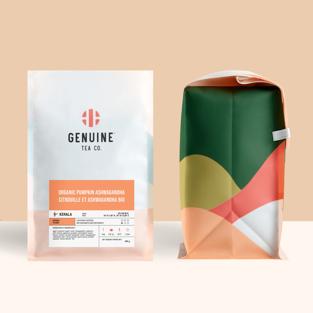 Organic Pumpkin Ashwagandha - Herbal Tea - Genuine Tea