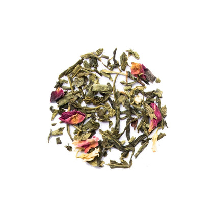 Organic Sakura Rose - Green Tea - Genuine Tea