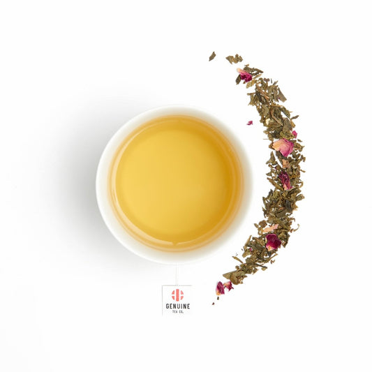 Organic Sakura Rose - Green Tea - Genuine Tea