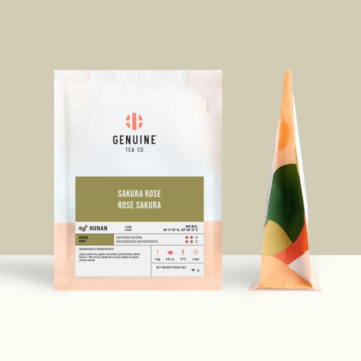 Organic Sakura Rose - Green Tea - Genuine Tea