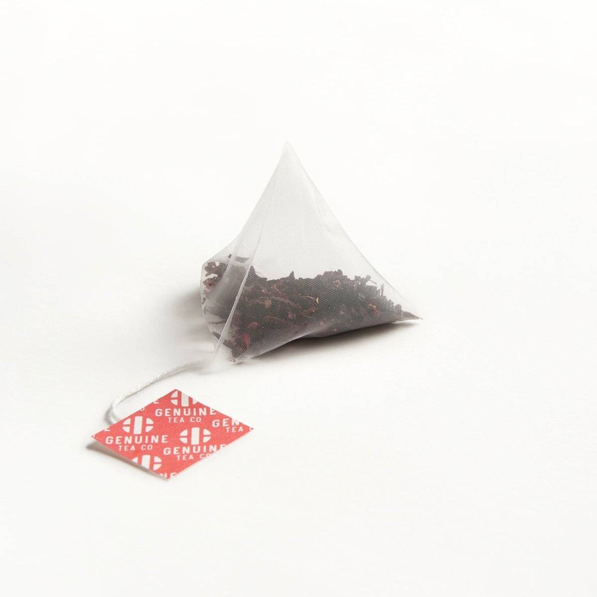 Pyramid Tea Bags - Organic Elderberry Hibiscus Herbal Tea - Genuine Tea