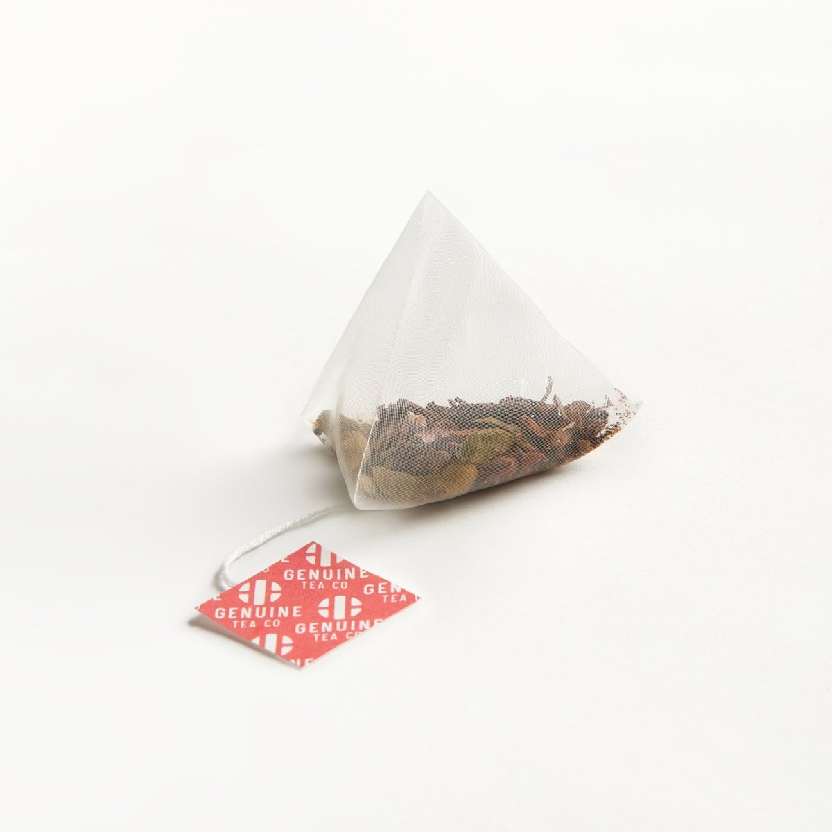 Pyramid Tea Bags - Organic Masala Chai Black Tea - Genuine Tea