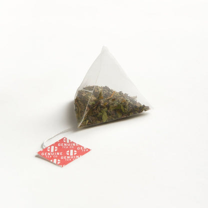 Pyramid Tea Bags - Organic Moringa Mint Herbal Tea - Genuine Tea