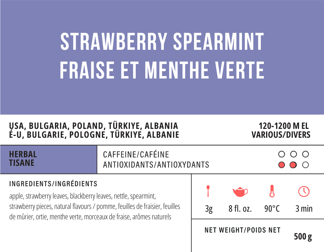 Strawberry Spearmint - Genuine Tea