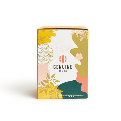 Genuine Tea - Organic Lemon Ginger Sencha Sparkling tea